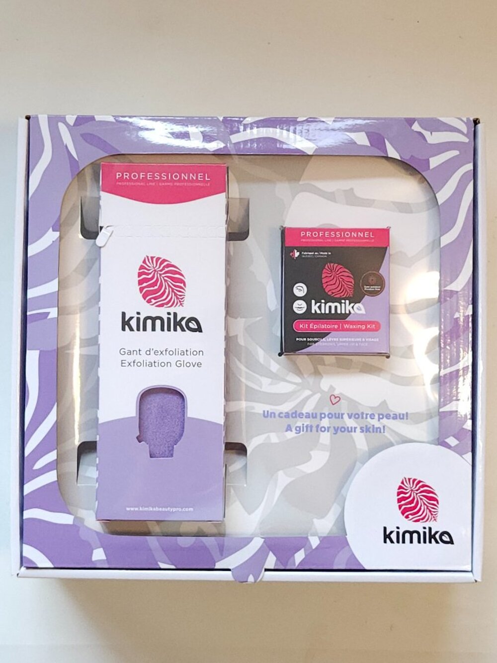 Kimika Vanilla Dream: Waxing Gift Set for a Flawless Face BNIP